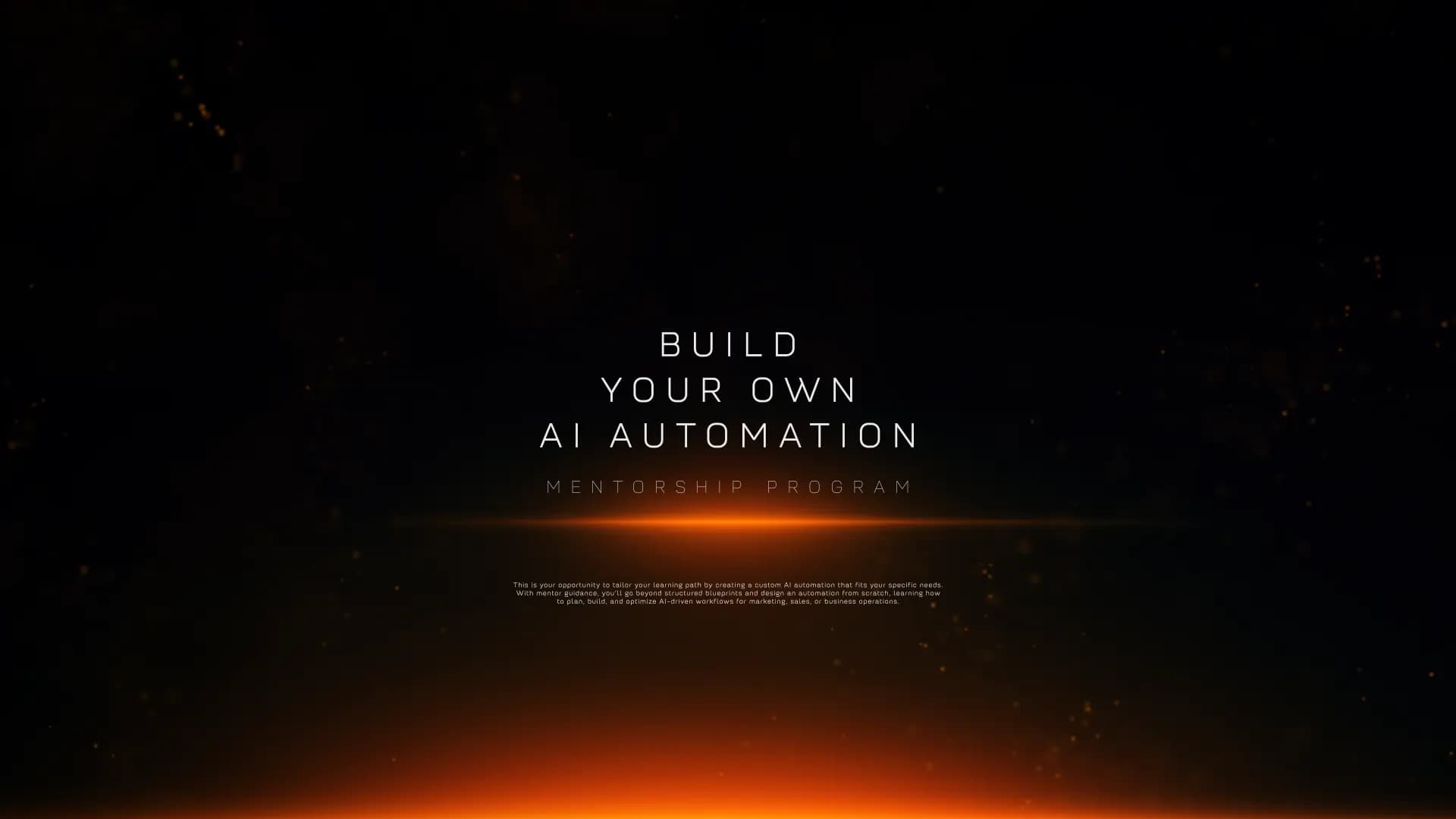Build your own AI automation: the final project