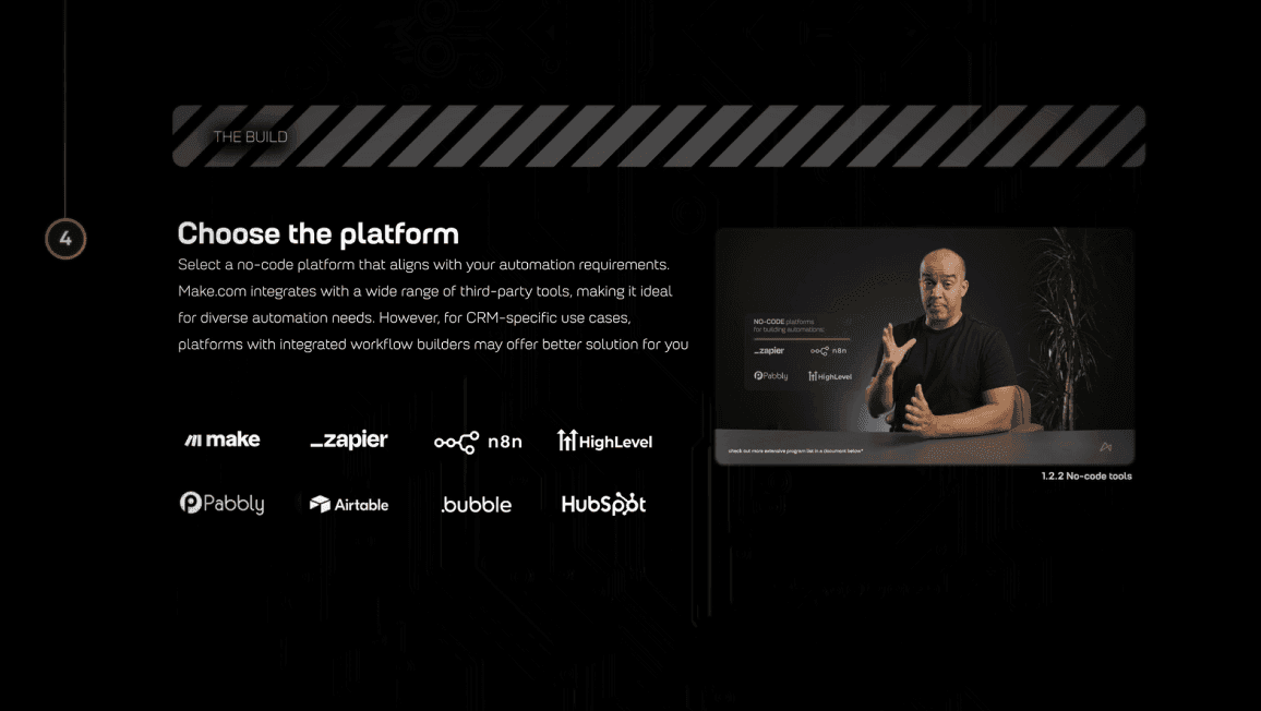 The AI Automation framework: choosing the platform
